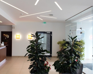 Eingangsbereich Empfang EG